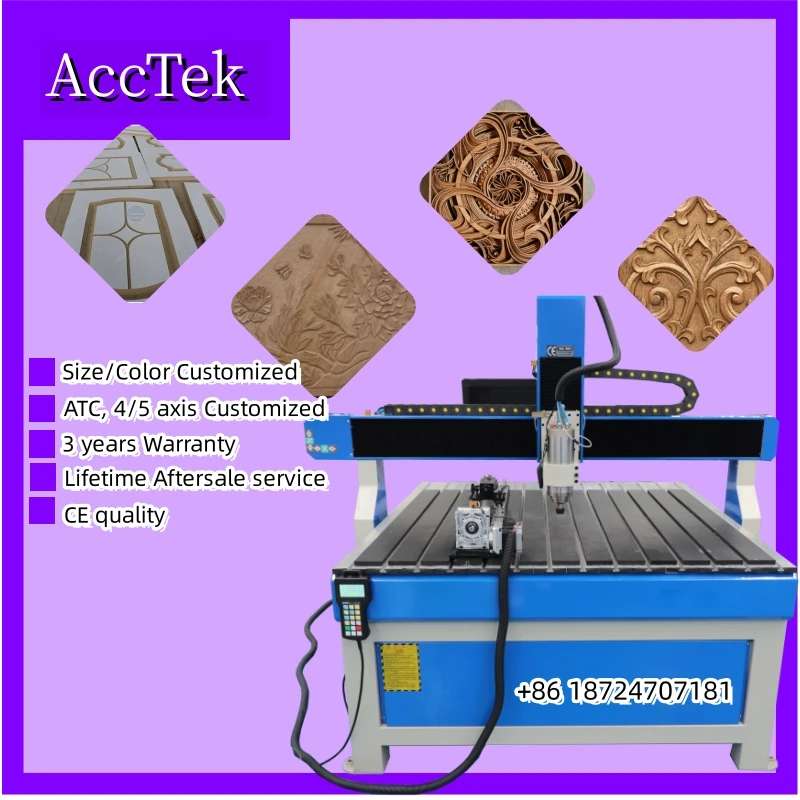 

Фрезерный станок с ЧПУ 1200*1200 мм, небольшой размер, 3-осевой фрезерный станок по дереву, алюминиевый гравер