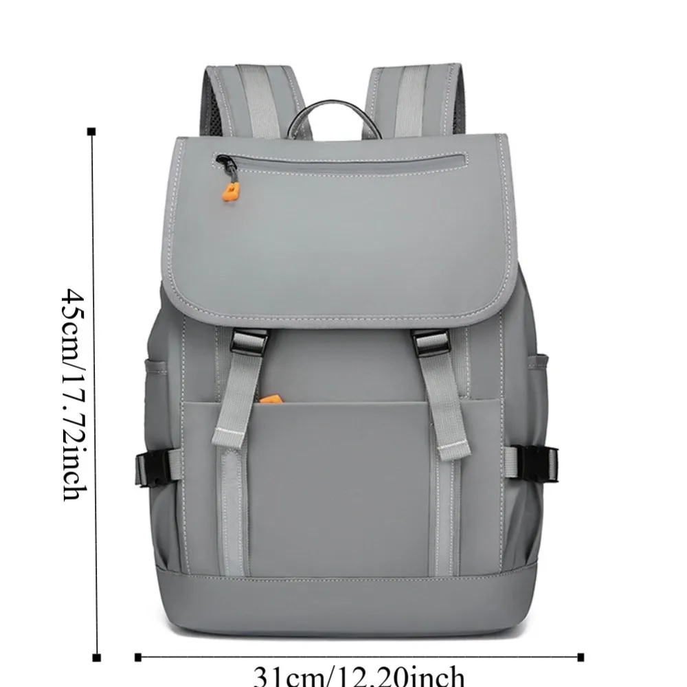 Borsa da uomo alla moda di grande capacità Borse da scuola portatili multistrato da uomo Zaino da viaggio leggero e impermeabile Sport all'aria aperta