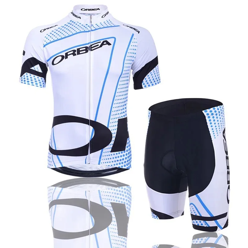 

ORBEA Men Cycling Jersey Set Short Sleeve Summer Road Bike Shirt Mountain Bicycle Clothing Breathable Quick Dry Pro Race Wear