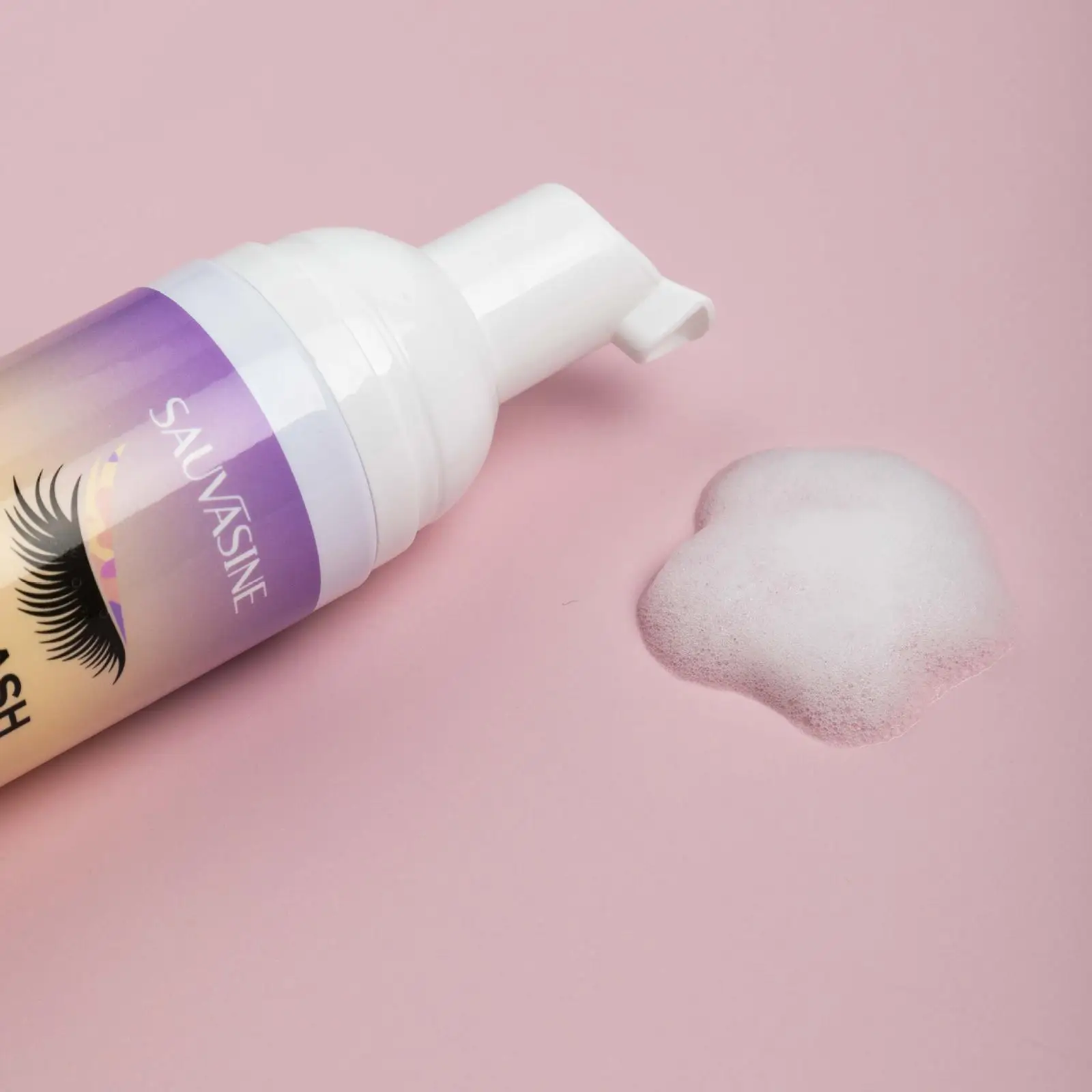 Shampoing pour cils, brosse démaquillante, mousse nettoyante individuelle, taille compacte pour greffage de cils et fournitures de coiffure