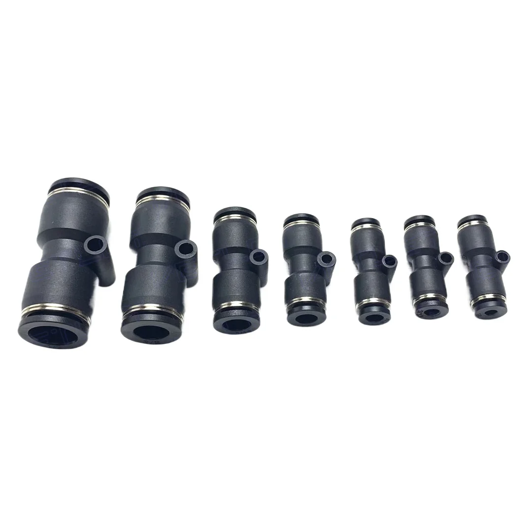 1/8 5/32 3/16 1/4 5/16 3/8 1/2 5/8 Inch 4 6 8 10 12mm PU / PG Quick Push in Connect Pneumatic Air Fitting Connector Adapter