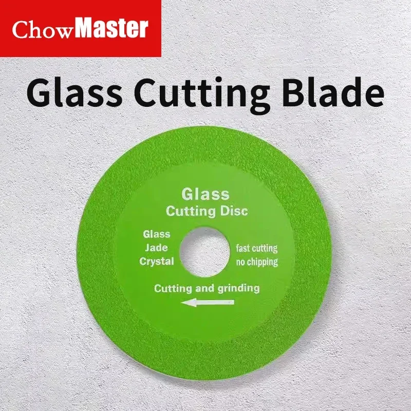 Chowmaster Glass Cutting Disc 100x20/22.23mm Ultra-thin Saw Blade Diamond Jade Wine Bottle Ceramic Polish Angle Grinder Machine