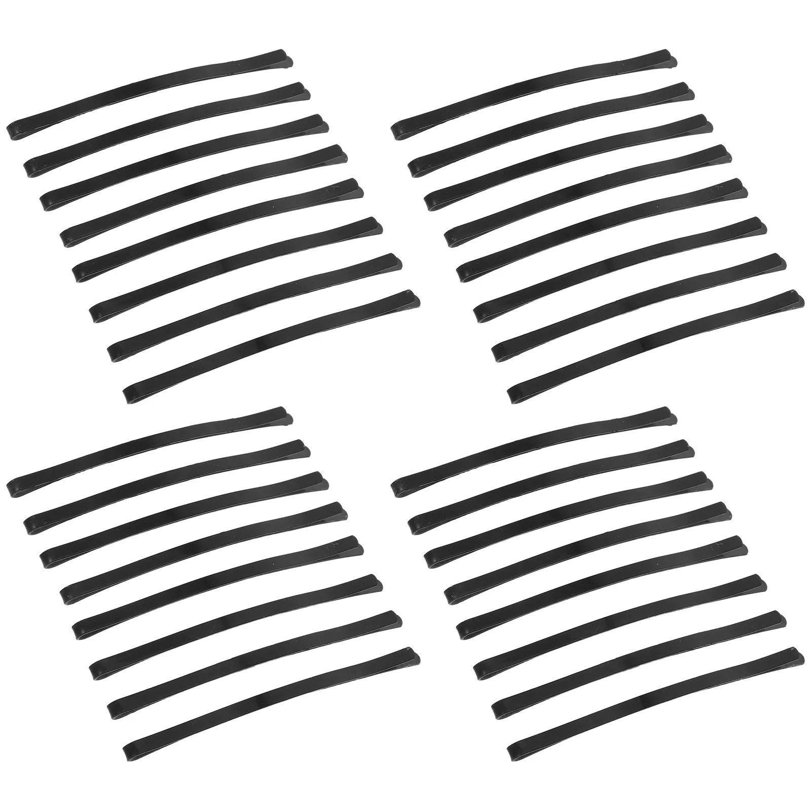 

100Pcs Black Metal Curved Bobby Pins 3.34 Inch Super Grip Jumbo Hair Clips for Women Thick Hair Updos Chignons Side Bangs