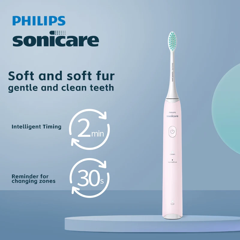فيليبس Sonicare فرشاة الأسنان الكهربائية HX2421 وضعين الأسنان لطيف التنظيف العميق تجويف الفم الرعاية اللثة الرعاية الصحية فرشاة أسنان