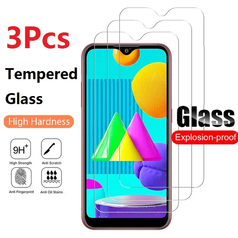 3Pcs Tempered Glass STG HD For Samsung Galaxy M02S M12 M22 M32 M52 M62 M13 M23 M33 M04 M14 M34 M54 M53 M42 Screen Protector