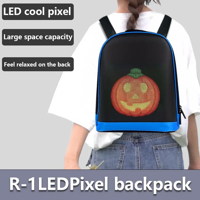LED-Werbung Rucksack tragbare Kinder LED-Rucksack Magie Smart Walking Billboard App Steuerung Outdoor LED-Zeichen Display-Tasche