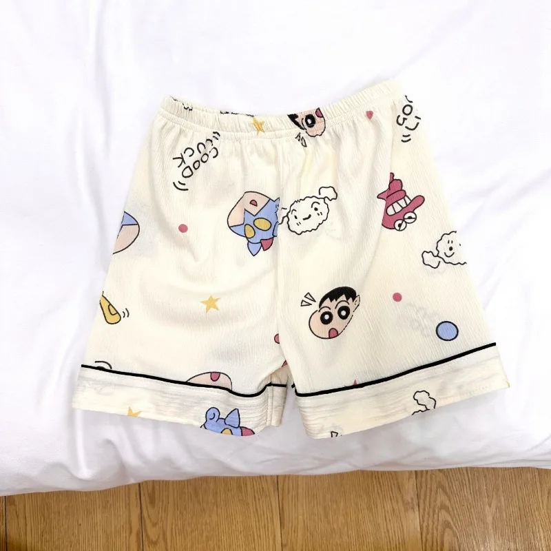 アニメ漫画クレヨンしんちゃん夏子供パジャマかわいい漫画ホーム服半袖空調服誕生日ギフト