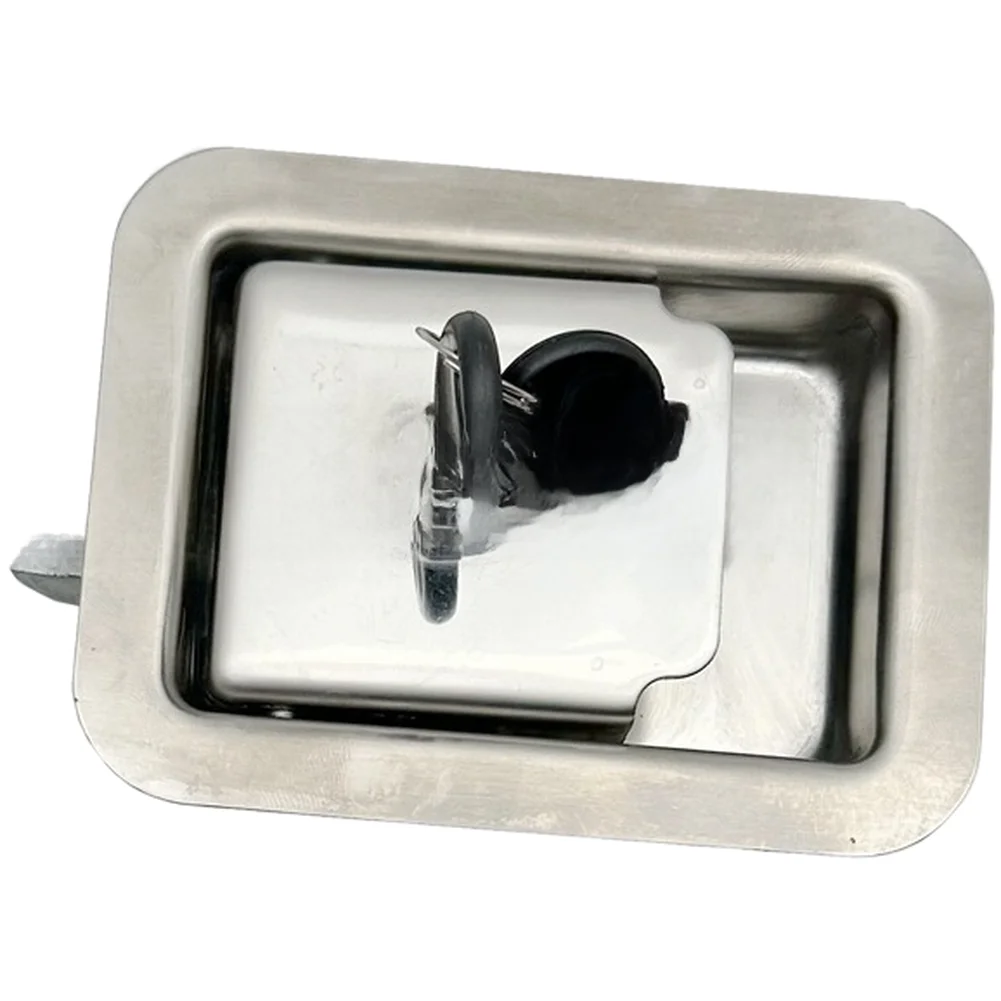 Silent Generator Door L*ock Industrial Mechanical Key L*ock For Trucks Cars Stainless Steel Security Accessory 119x92mm