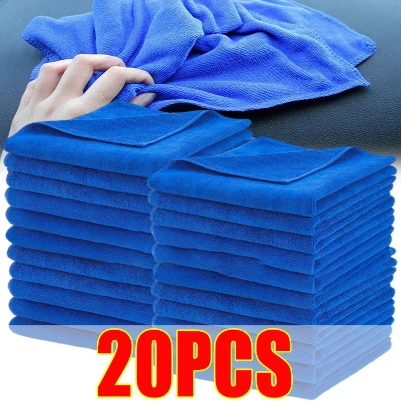 Microfibre Cleaning Auto Soft 20/1pcs Cloth Washing Cloth Towel Drying Duster Car Care Cloth Home Cleaning Micro Fiber Towels