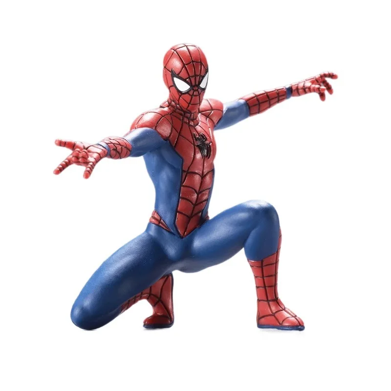 Figurka Spider-Mana, mini figurka do codziennego użytku, dekoracja na biurko, zabawka na biurko komputerowe, wisząca ozdoba do przedpokoju, kolekcjonerski gadżet samochodowy, pamiątka.