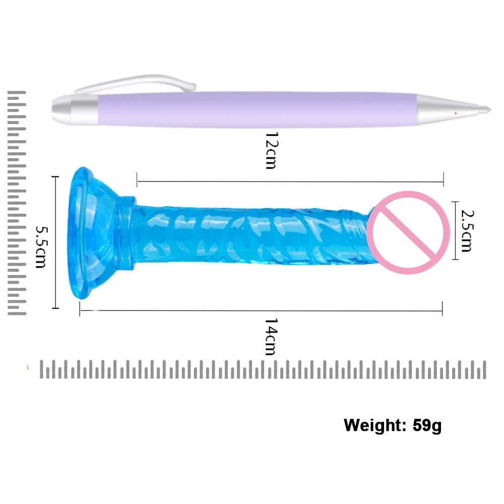 Silicone Women  Masturbation Dildo Artificial Penis Anul Butt Plug Sex Toys for Men Adults Intimate Products Vagina Stimulator view 6