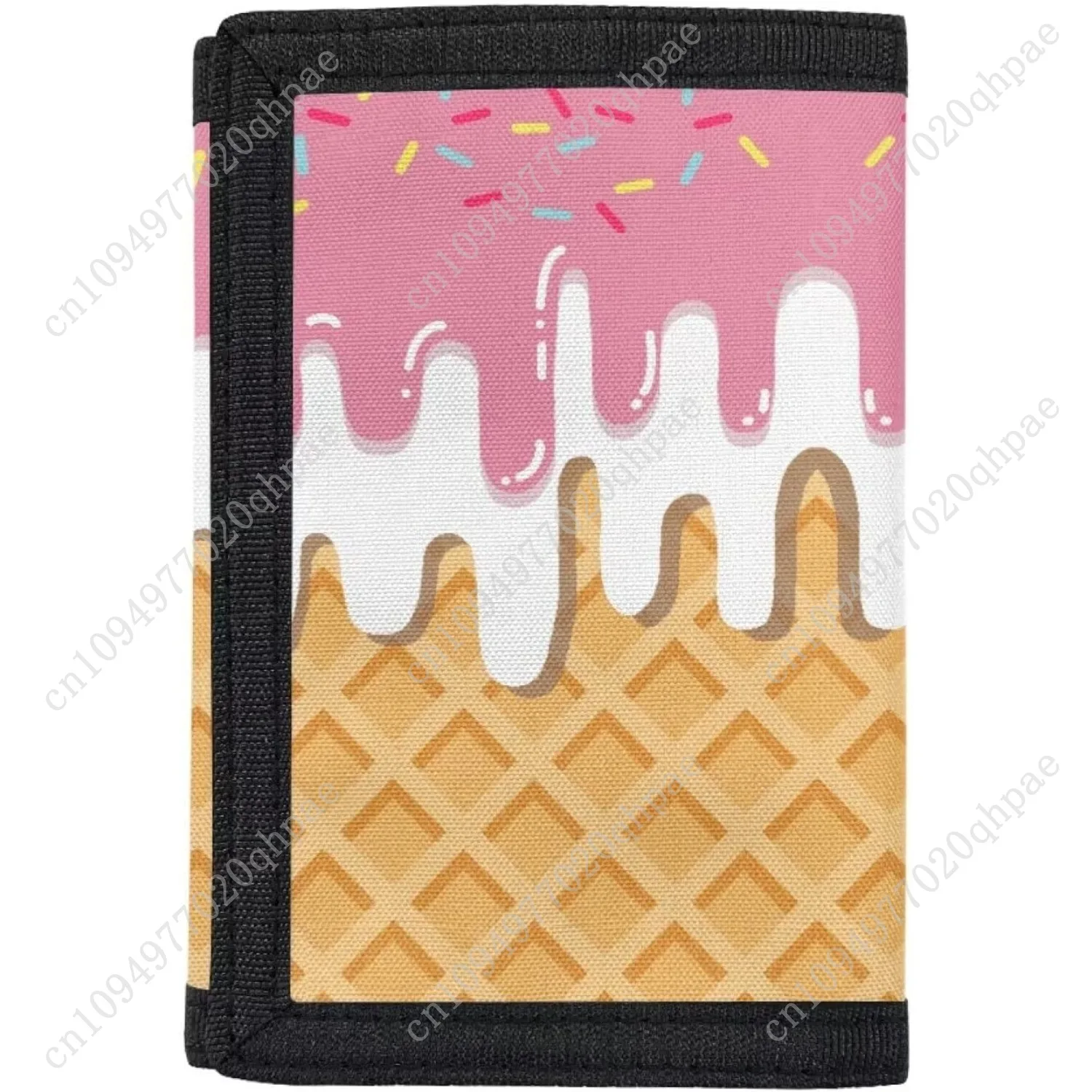 GIFTPUZZ محفظة بنمط كرة القدم للأولاد والبنات محفظة رياضية ثلاثية الطي مع جيب للعملات المعدنية محفظة مبتكرة لهدايا الأطفال