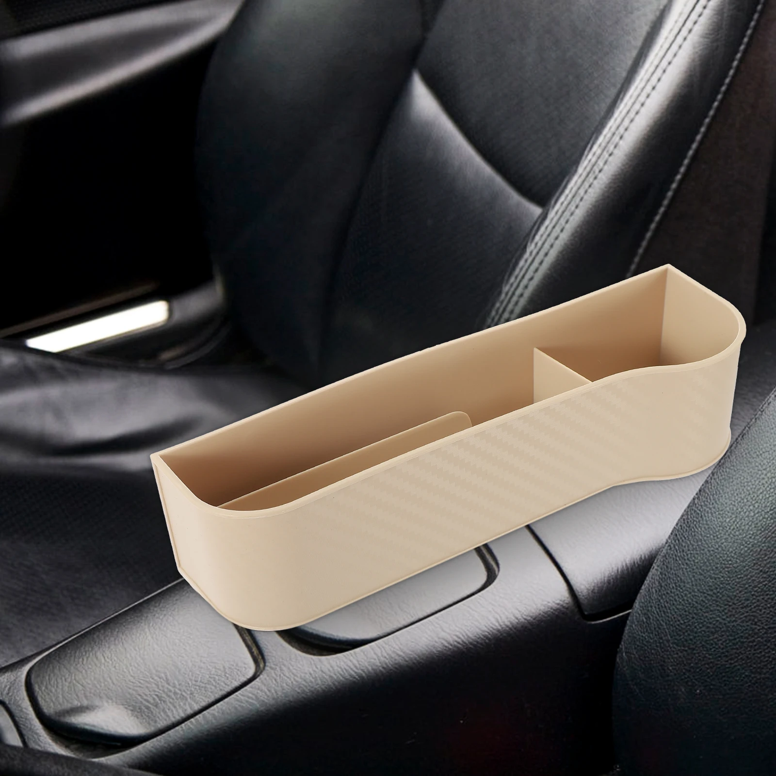 

2 Pcs Car Seat Storage Box Set Auto Gap Filler Organizer Cup Holder Organizers Plastic Organization Interval Side Bags