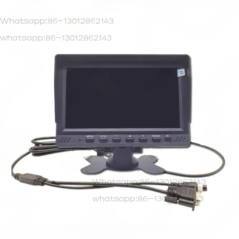 Car mounted VGA display 7-inch 10 inch four-way five way video recorder host high-definition screen