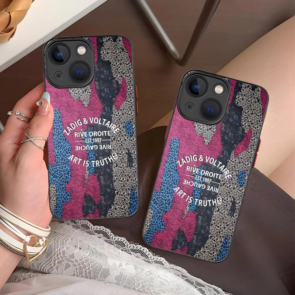 الفاخرة Z-ZV قضية الهاتف المحمول آيفون 16 15 14 13 12 11 X XR XS 8 7 برو ماكس زائد لون صغير سيليكون واقية غطاء فاخر