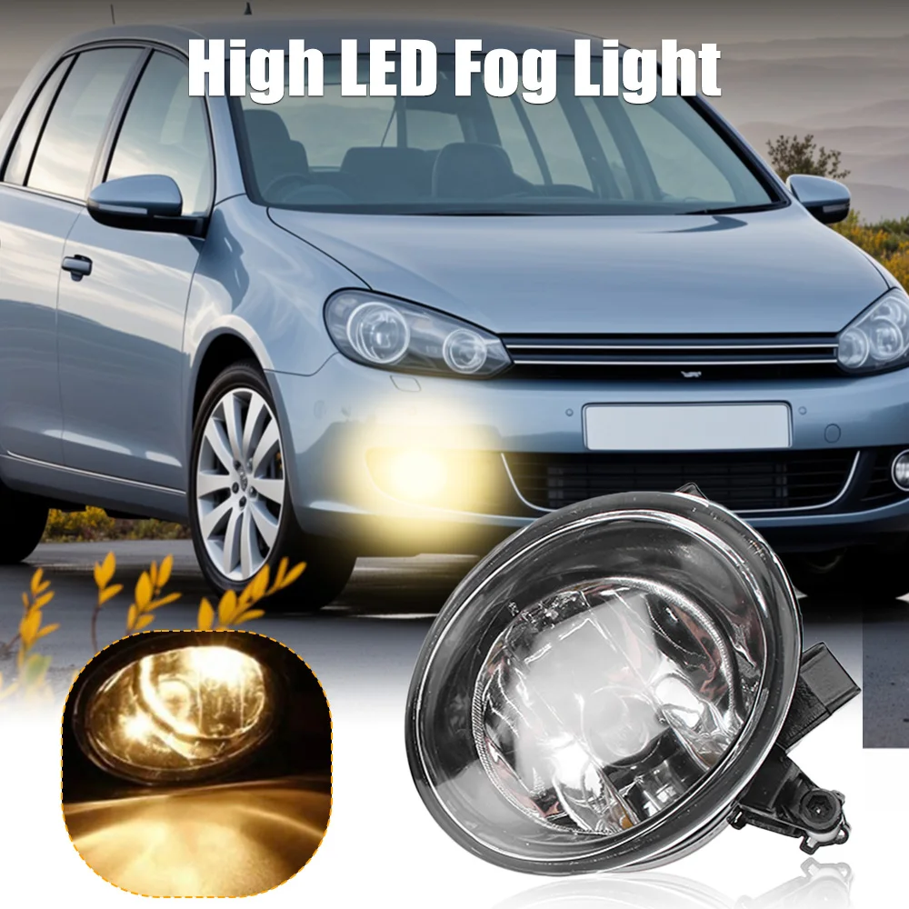 

Пара противотуманных фар на передний бампер, дневные ходовые огни с лампочками, автомобильные ходовые огни для VW JETTA MK6 Golf EOS тигуан Жук XUE