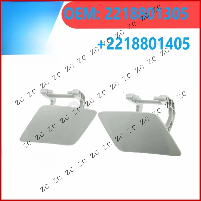 S+ 1 Pair Headlight Washer Nozzle Cap for Mercedes Benz S W221 2010-2013 2218801305