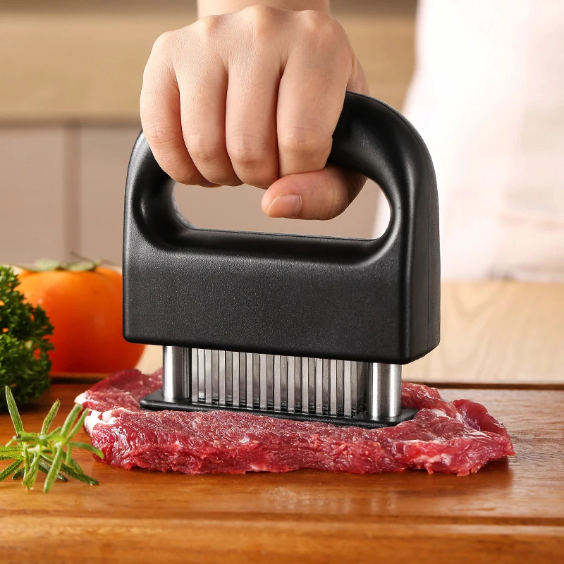 Meat Tenderizer 48 Stainless Steel Blades Needle Meat Tenderizer Cooking Tool Steak Mallet Meat Tenderizer Kitchen Gadgets