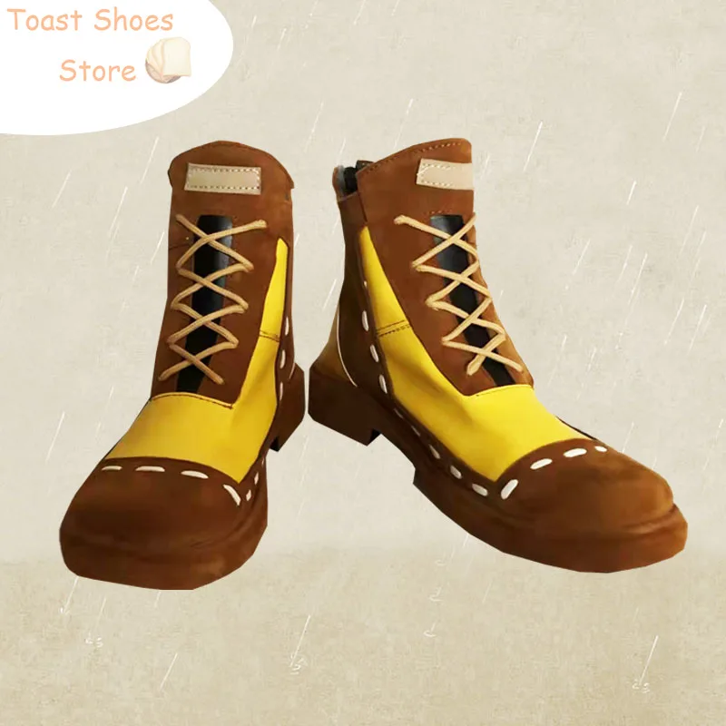 Game Limbus Company Don Quixote Cosplay Shoes Cosplay Prop Halloween Carnival Boots PU Shoes Costume Prop