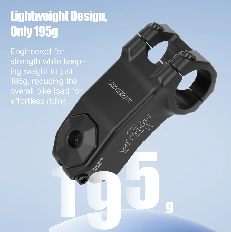 VIARON الطريق دراجة الجذعية 75 مللي متر طول سبائك الألومنيوم مزورة جذع دراجة-15 درجة 28.6 مللي متر دراجة شوكة القطر #4