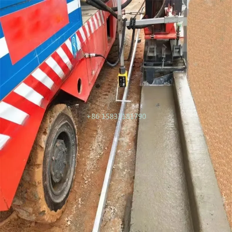 Most Advanced Curb Sliding Machine Pavement Construction Multifunctional Extruded Curb Stone Sliding Film Forming Machine Price