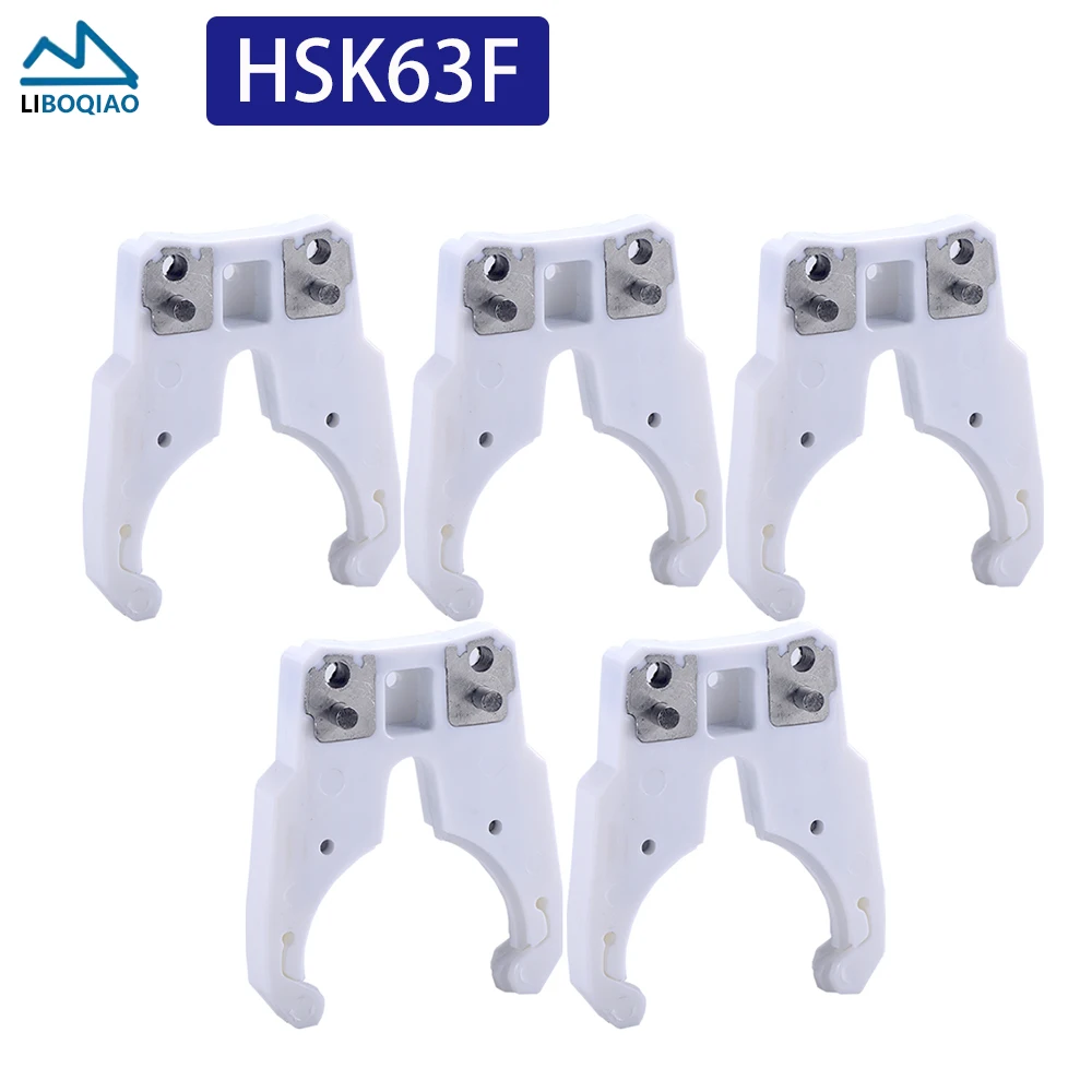 5PCS HSK63F CNC Tool Holder Clamp Automatic Tool Holder Clamp for Spindle Knife Shank CNC Machine Tool Accessories