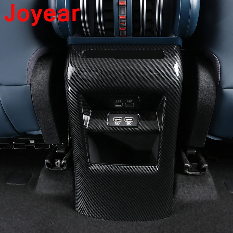 

For BYD Atto 3 Yuan Plus EV 2021-2022 Rear Air Outlet Decorative Frame Armrest Sticker Scratch-resistant Protective Accessories