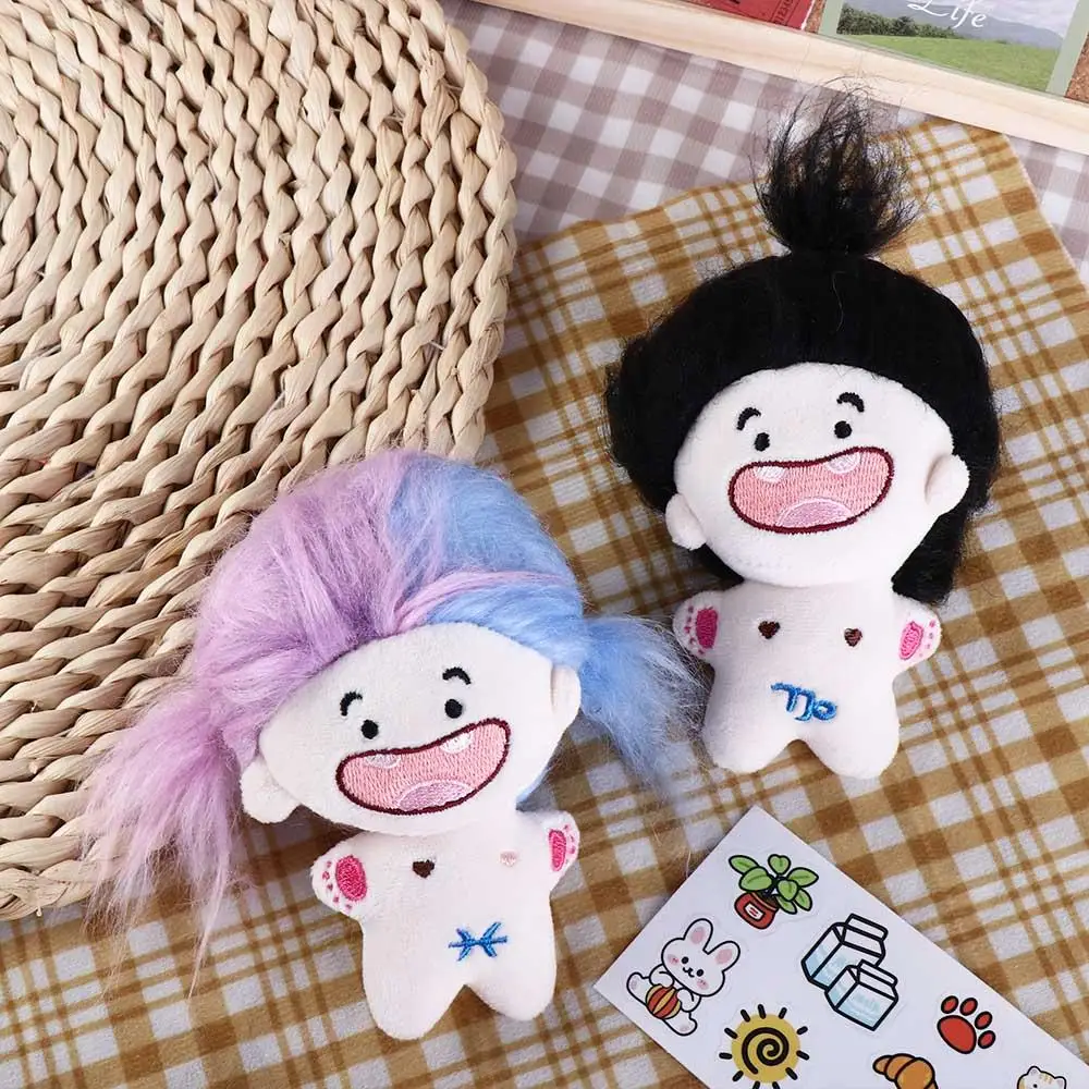 Gifts Fried Hair Missing Teeth Doll Toothless Cotton Plush Doll Toothless Dolls Keyring 12 Constellations Diy Hairstyle Baby