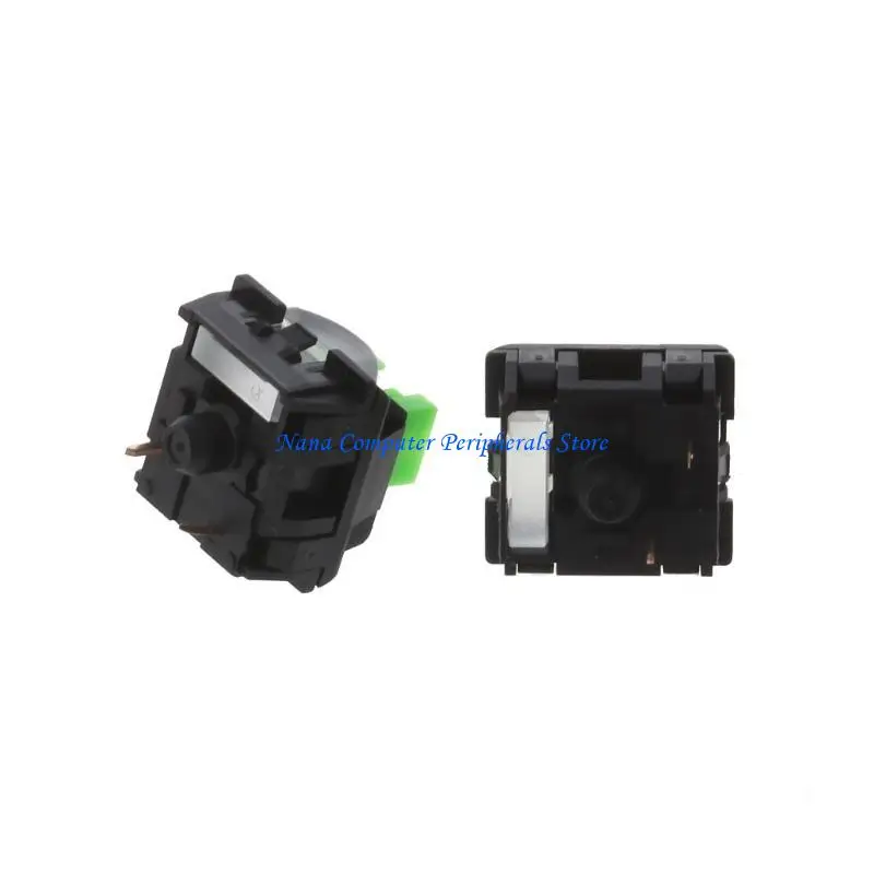 F68C Interruttori RGB verdi da 2 pezzi a 3 pin per interruttori per tastiera meccanica da gioco Interruttori Cherry MX