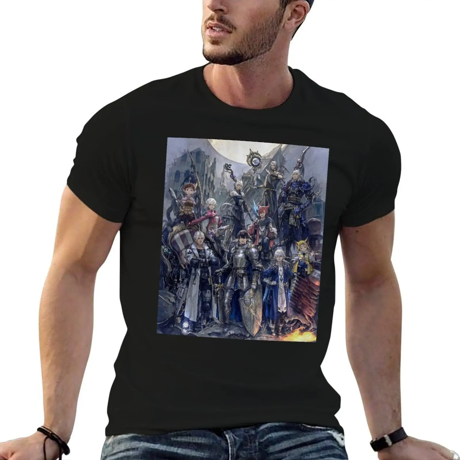 Endwalker Scions of the Seventh Dawn T-Shirt Soft Cotton Print T-Shirt