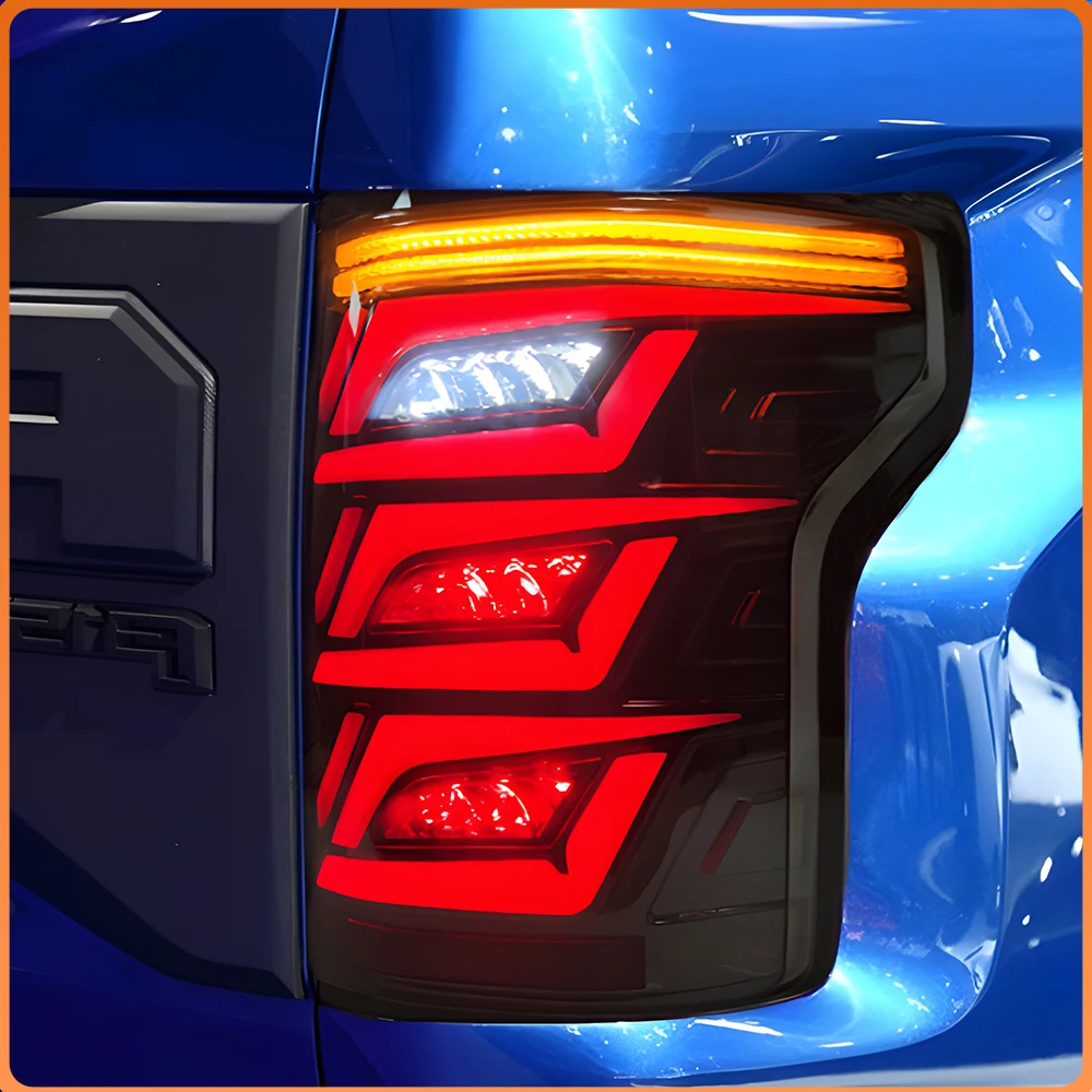 Luces Traseras LED para Ford Raptor F-150 2015-2017, Luces Traseras de Flujo Dinámico, Ensamblaje de Luces Traseras, Plug and Play, Actualización Automática