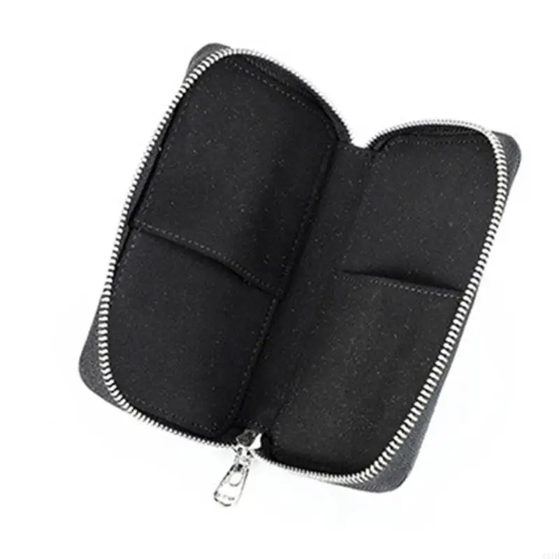 

Genuine Leather 2 Pcs Watch Cowhides Two Slots Watches Case Portable Jewelry Accessory Storage Bags Boxes