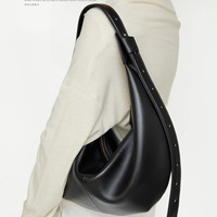 Half Moon Cloud Underarm Bags for Women Handbags and Purses Soft PU Leather Shoulder Crossbody Bag NEW Croissant Crescent Bag