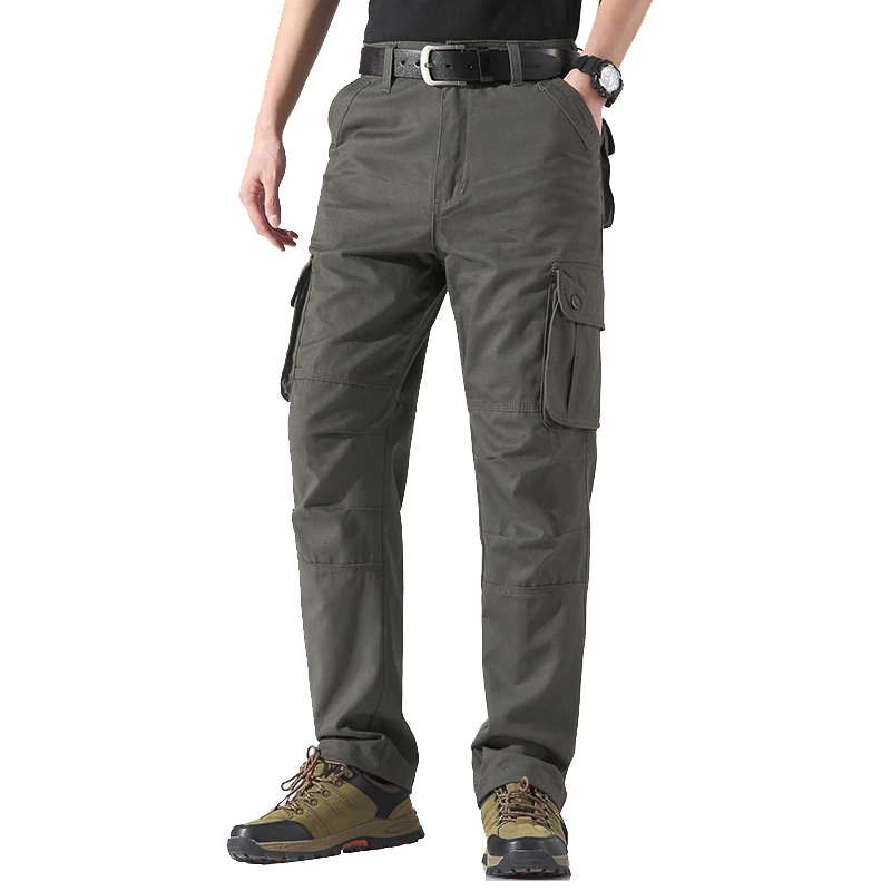 

Mens Tactical Cargo Pants Camouflaged Sweatpants Outdoor Spring Autumn Male Dungarees Relaxed Fit Large Size Work Trousers