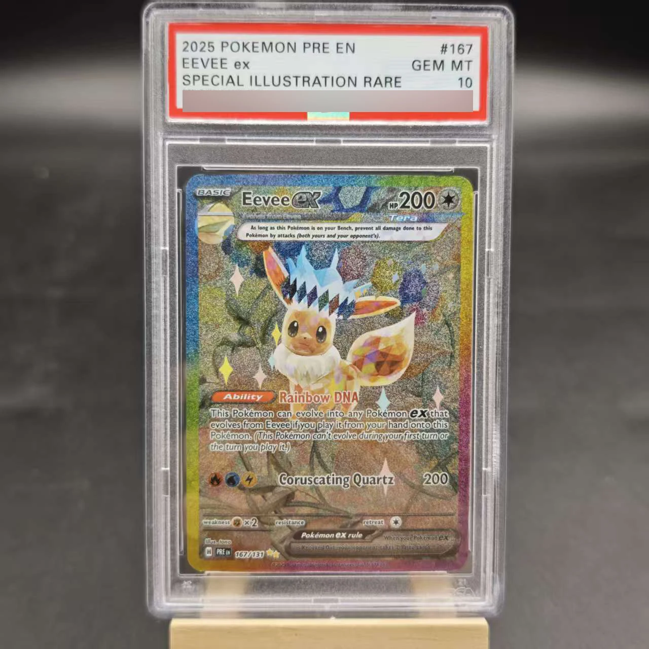 PTCG Eeveelution Umbreon Espeon Vaporeon Eevee بطاقة تصنيف الإنجليزية لتقوم بها بنفسك نسخة نسخة كلاسيكية أنيمي جمع بطاقة لعبة