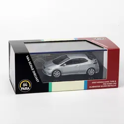 Para 1/64 Honda FN2 Alloy car model Silver black