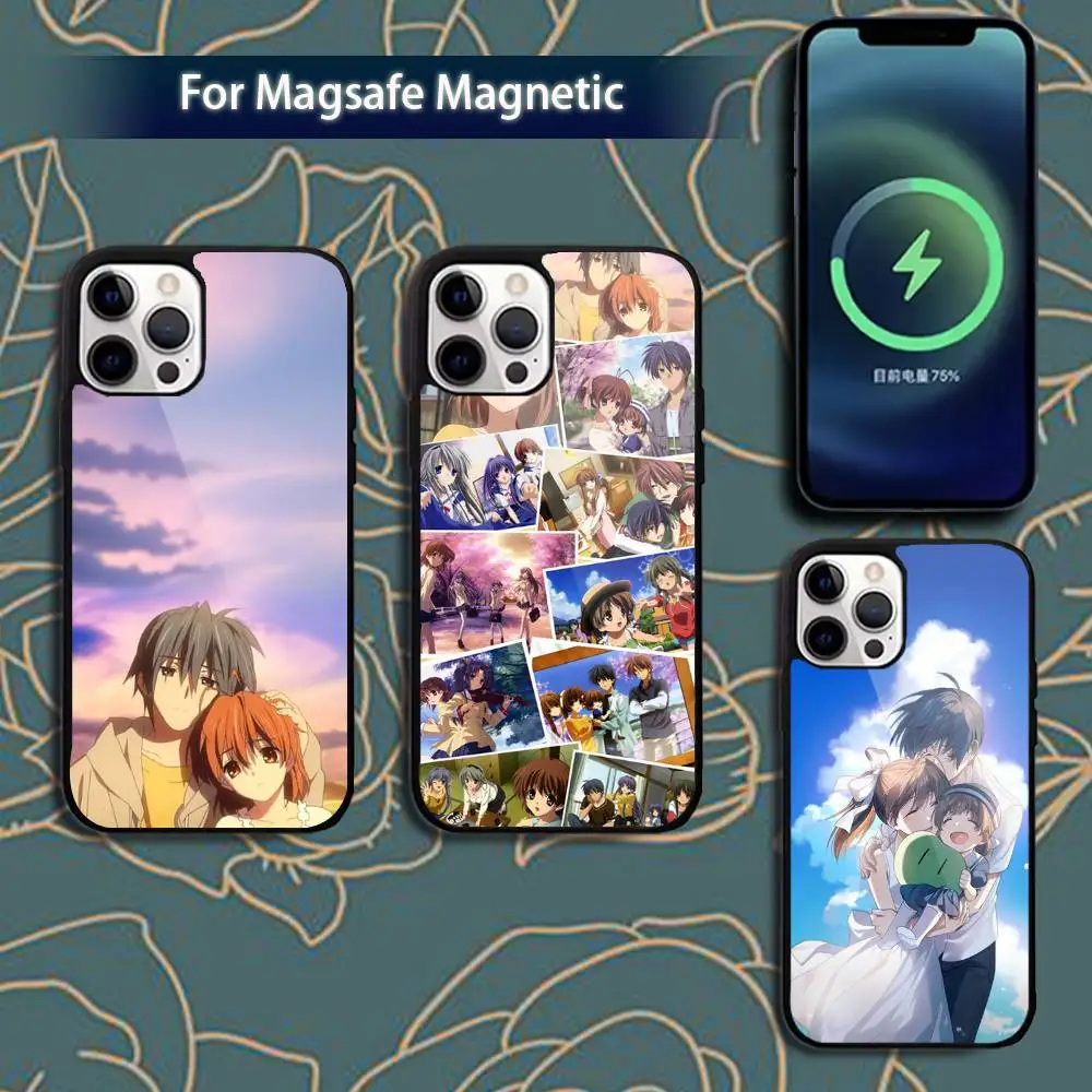 

C-Clannad Phone Case For iPhone 17,16,15,14,13,12,11,Pro,Max,Plus,Mini,Magsafe,Magnetic Wireless Charging Case