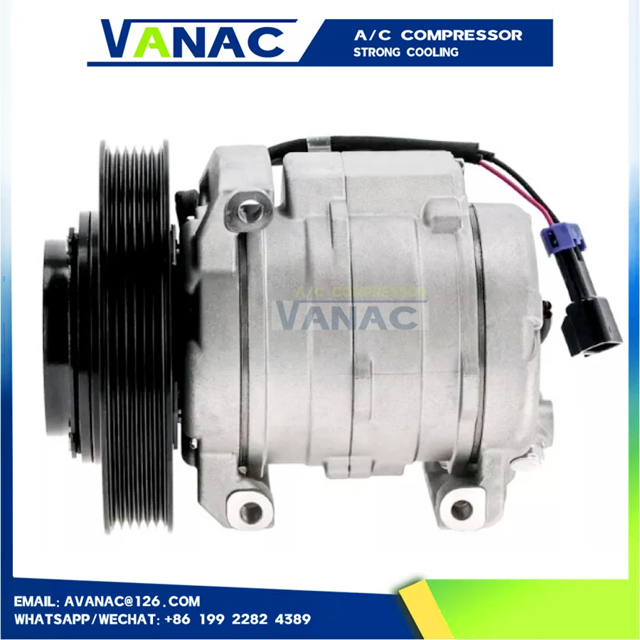 10S15C AC Compressor for Freightliner Cascadia Cummins 2011-2015 Air A2265772000 2265772000 4472801501 447280-1501 447280 1501