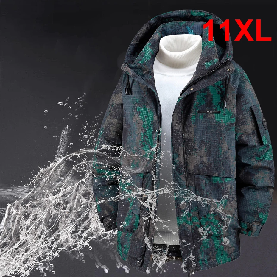 

Зимние парки, мужская водонепроницаемая ветровка, модная повседневная камуфляжная куртка, мужские толстые куртки, верхняя одежда, уличная одежда