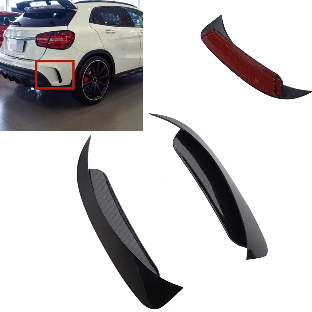 

Rear Bumper Side Air Vent Trim Boot Outlet Canard Spoiler Duct Canard For Mercedes Benz GLA 250 45 AMG CGI Sport 2014-2019