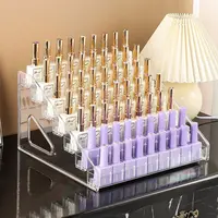 Présentoir de vernis à ongles en acrylique, 3/4/5/6/7 couches, étagère pour Gel UV, installation rapide, support pour cosmétiques, support pour bijoux, rangement de manucure 3