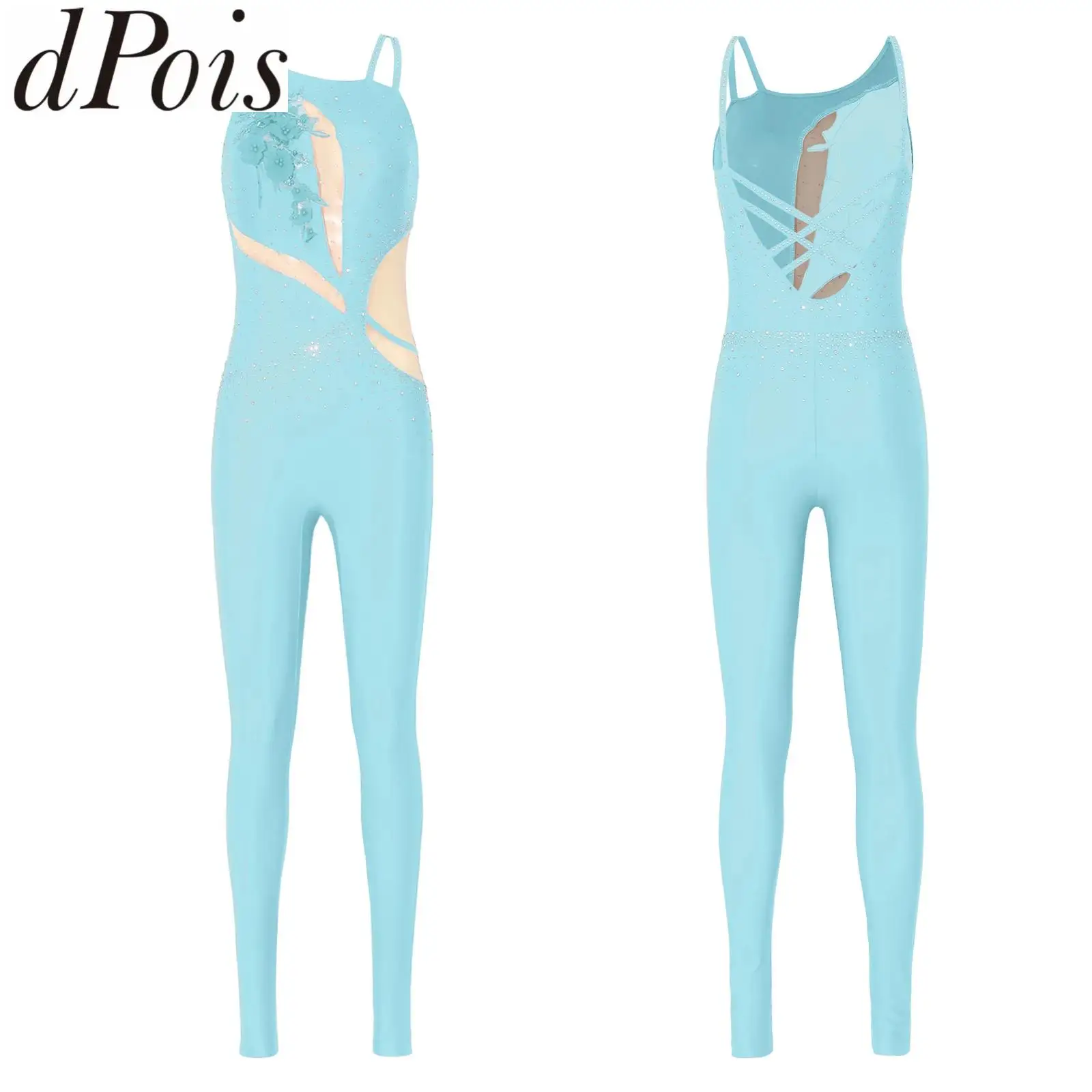 women-applique-gymnastics-jumpsuit-performance-costume-rhinestones-sleeveless-leotards-ballet-artistic-skating-full-bodysuits