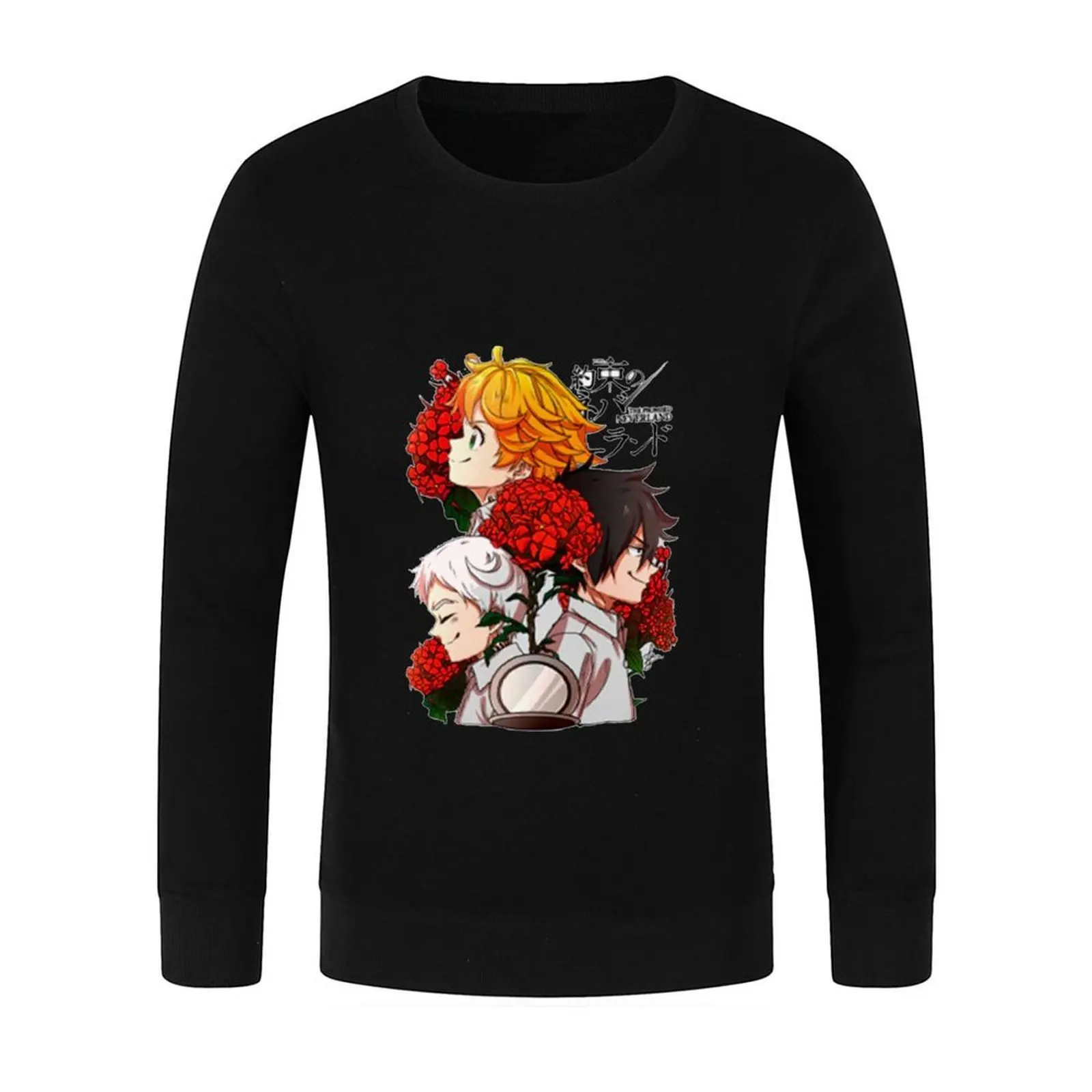 راي إيما و نورمان - بلوفر نيفرلاند الموعود ملابس رجالية معطف رجالي يرتدي بلوزات جديدة #2