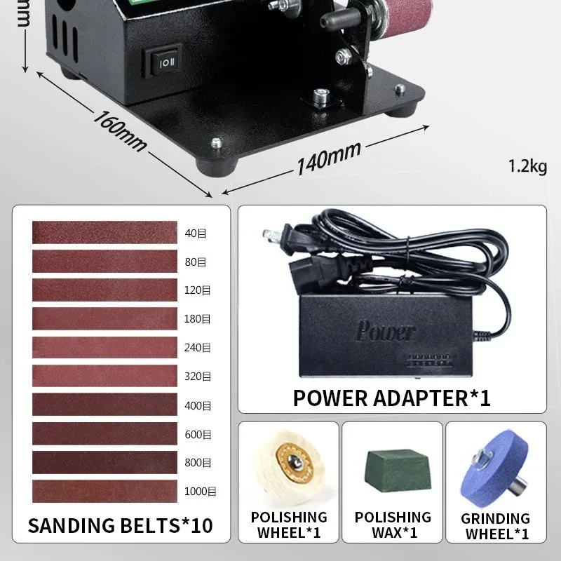 Flow-Through Water-Cooled Knife Sharpener Fully Automatic Compact Electric Water-Cooled Belt Sander Knife Sharpening Wonder - Sc