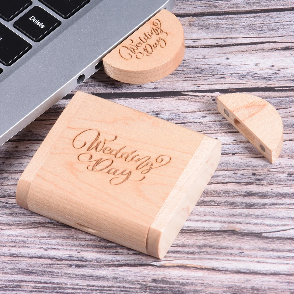 مابل وود مستدير USB 3.0 محرك فلاش 128 جيجابايت شعار مخصص مجاني ذاكرة عصا 64 جيجابايت التصوير استوديو القلم محرك 32 جيجابايت هدية إبداعية