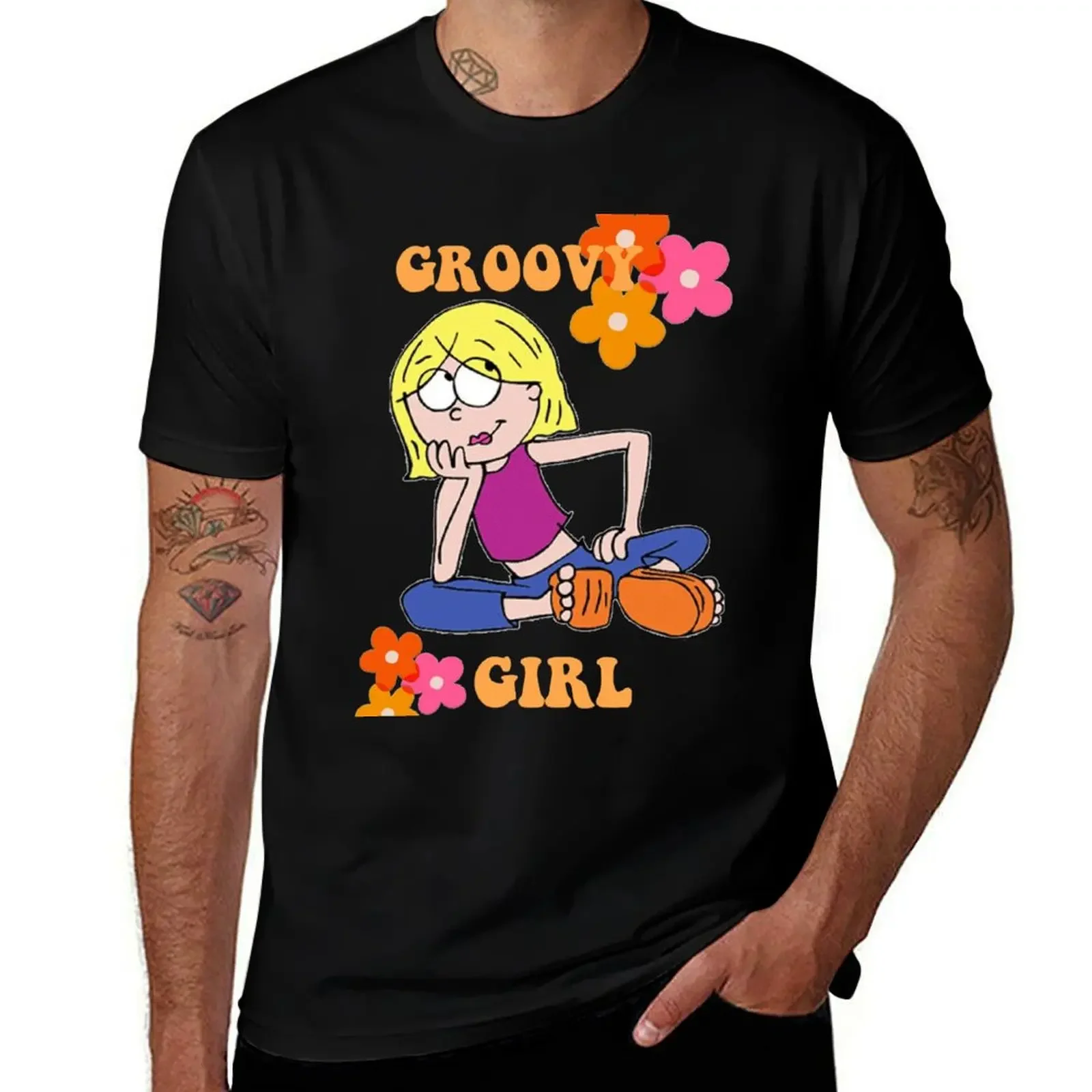 Lizzie McGuire: Groovy Girl T-Shirt boys whites hippie clothes heavy weight t shirts for men