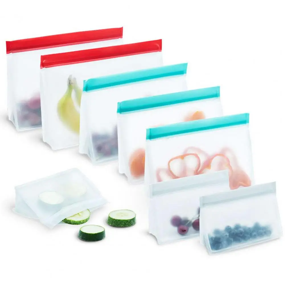 Sealed Bag Self-sealed Moisture-proof Biodegradable Leakproof Storage Food Grade High Capacity Freezer Bag Kitchen Accessory