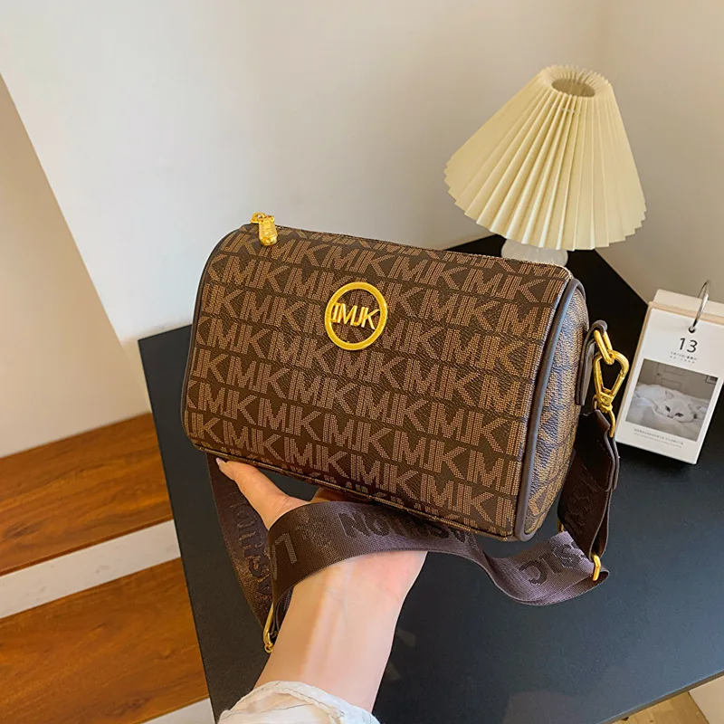 

2025 Fashion Shoulder Bag - Luxury Printed Crossbody Bag with Wide Strap for Women