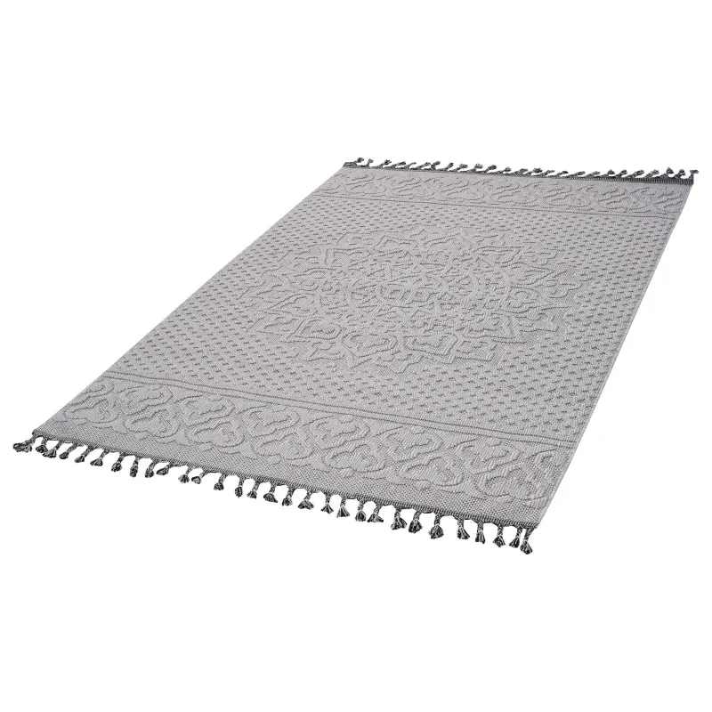 Коллекция LOOM & LUXE 8X10 Белый/Слоновая кость/Медальон Коврик для внутреннего/наружного применения