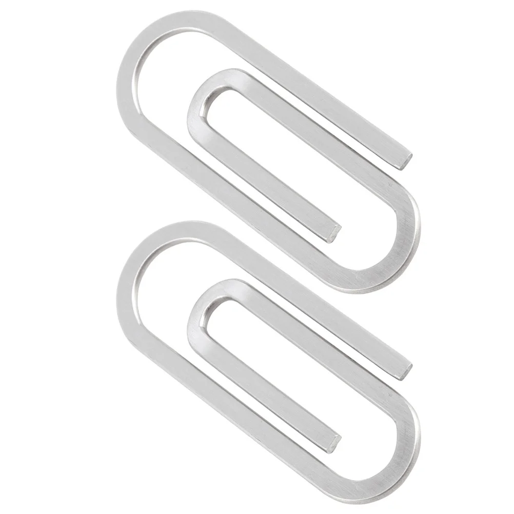 Paper Clip File Holder Clips Creative Money Fixing Clamp Portable Bills Fixator Office Anti-slip Binder